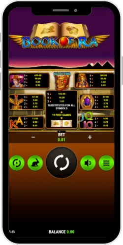 Book of Ra Play Table