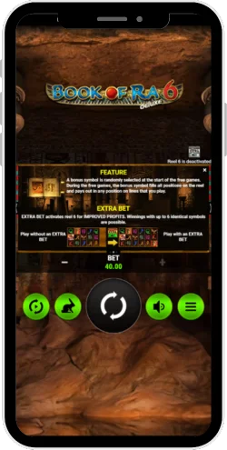 Book of Ra Deluxe 6 feautes