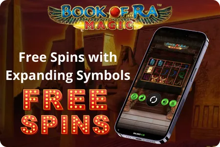 Free Spins with Expanding Symbols Book of Ra Magic