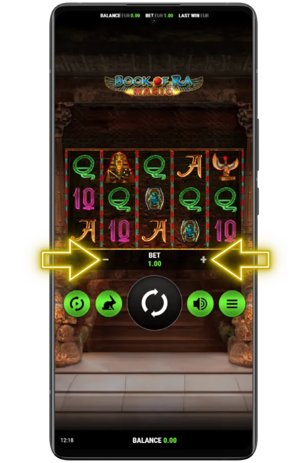 Set Stakes for Book of Ra Magic